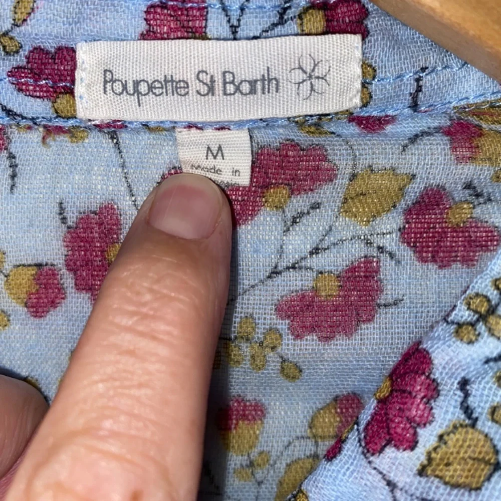 Poupette St Barth Cover Up Gauze Dress M - Picture 4 of 5